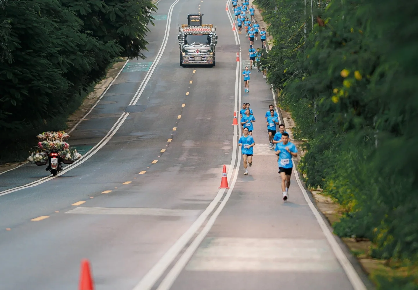 Corporate run event